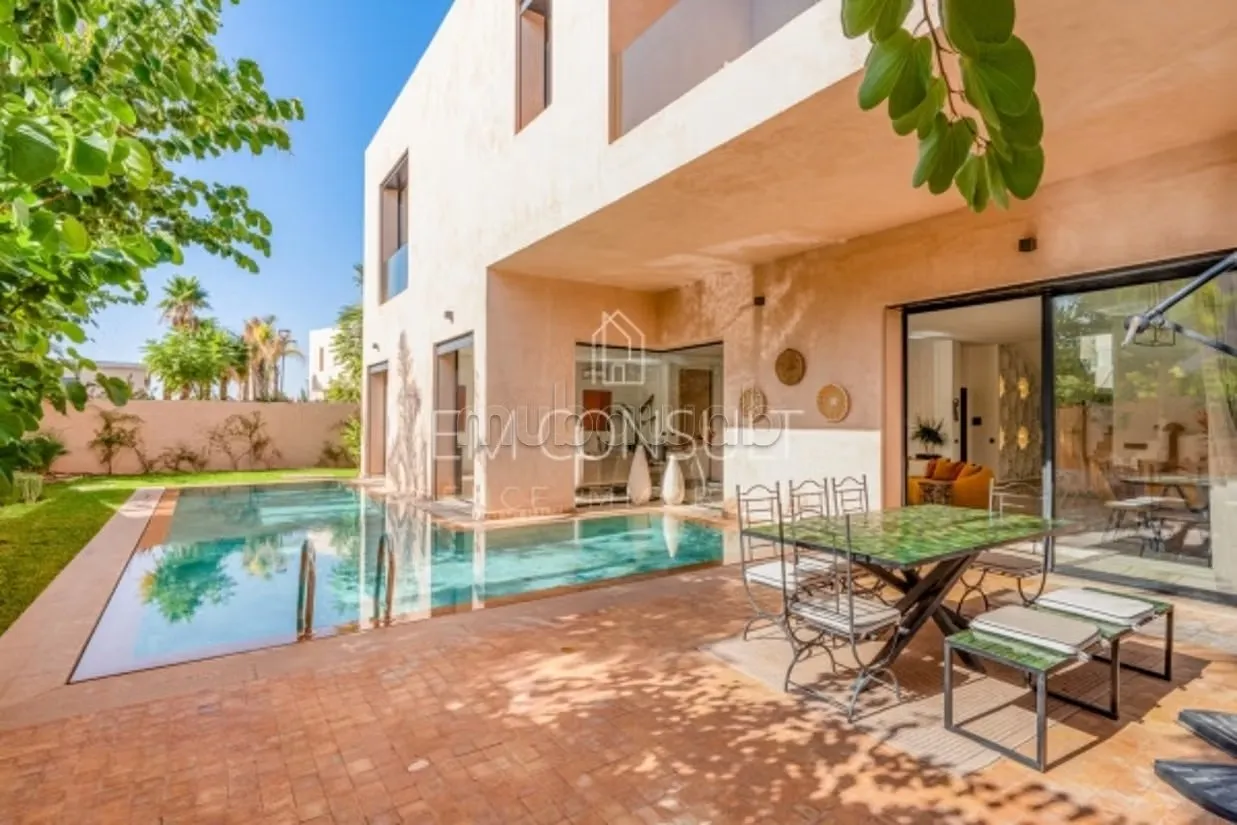 LOCATION – Villa d’architecte 4 chambres 350 m² – - مراكش (3)