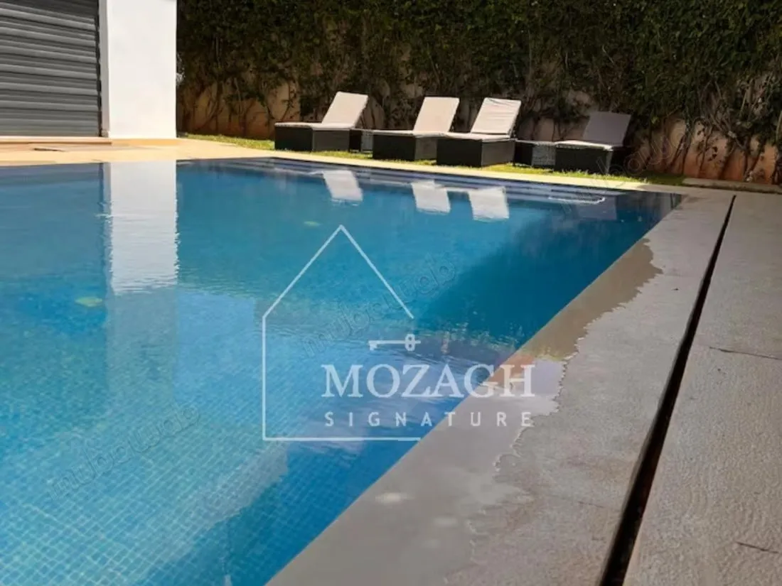 Superbe villa moderne avec piscine privée à Hay Targa - مراكش (3)