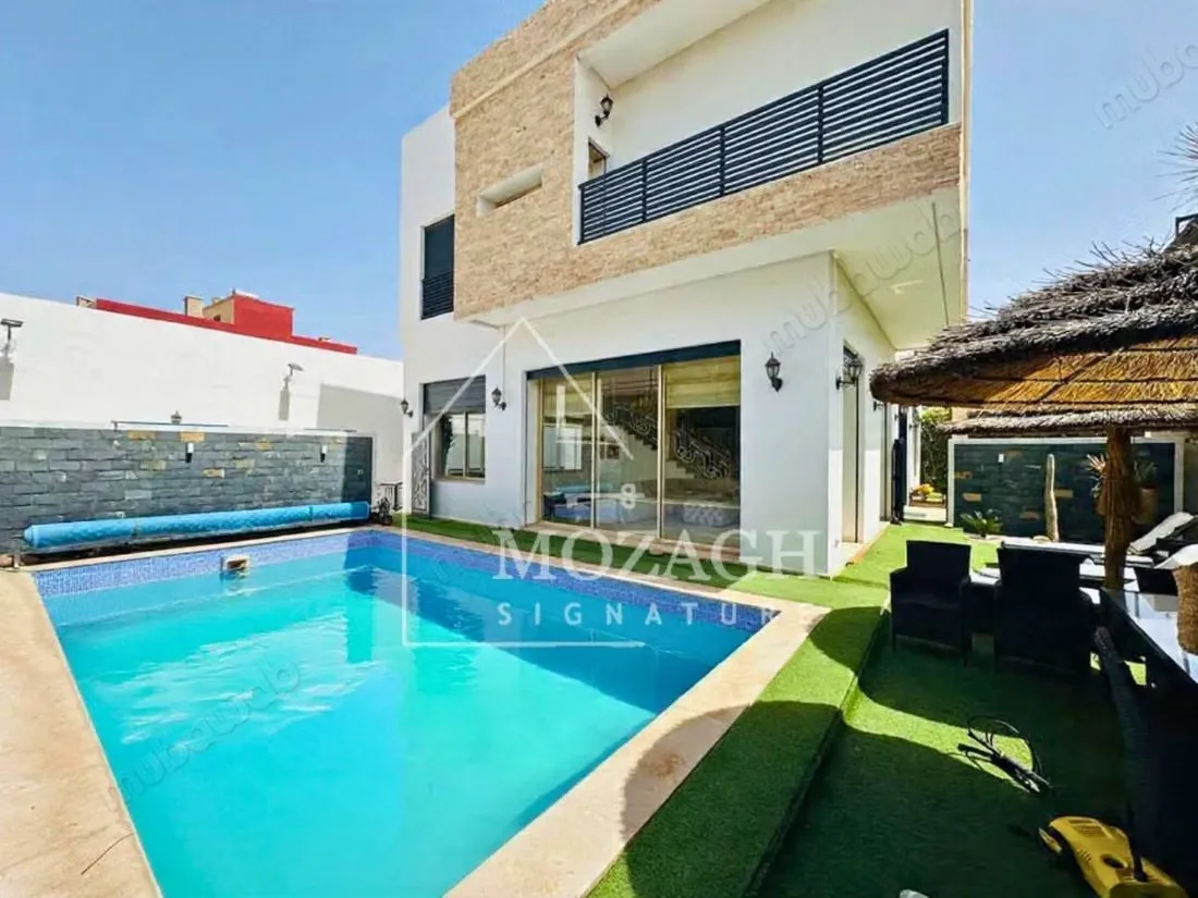Superbe villa moderne avec piscine privée à Hay Targa - مراكش (2)