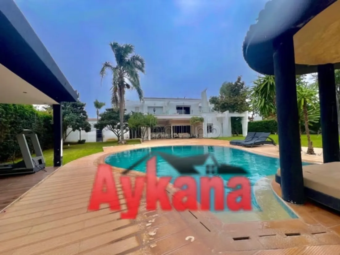 Location Villa Meublée Rabat Souissi Orangeraie - الرباط