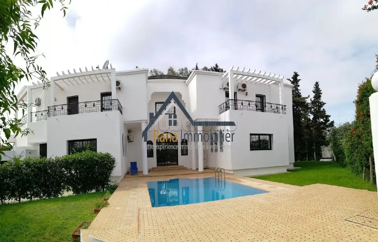 Villa à louer sur Souissi - الرباط (2)