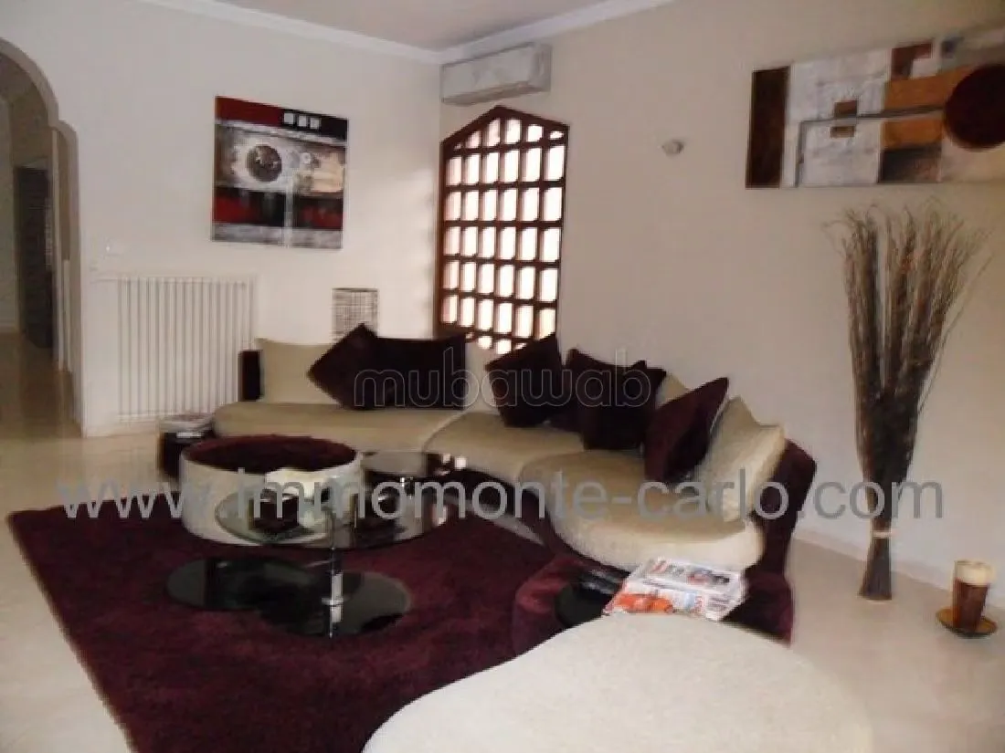 Location villa haut standing à Rabat avec piscine - الرباط (2)