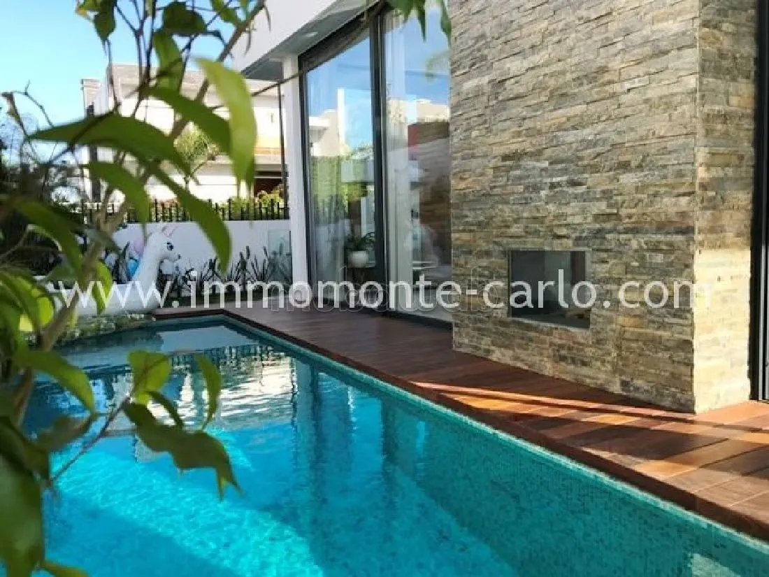 Villa neuve moderne avec piscine à Hay Riad - الرباط