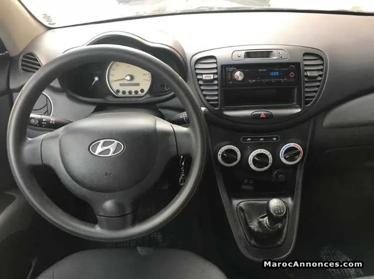 Hyundai i10 essence comme neuf 53 000 km -2010 - الدار البيضاء