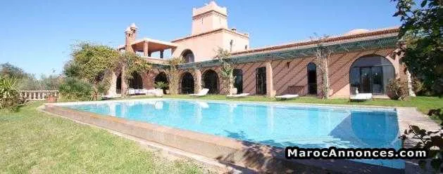Villa de 4 chambres sur 1 hec marrakech - مراكش