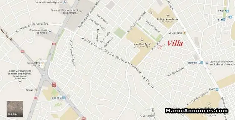 Villa 198m2 a marrakech, maroc - مراكش