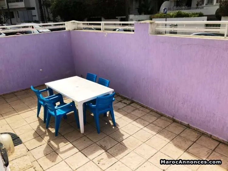 Location appartement avec terrasse à hassan - الرباط