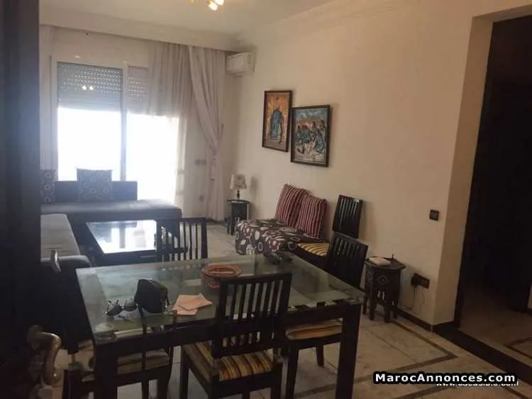 Location appartement meublé à ain diab avec 2 chambres. - الدار البيضاء