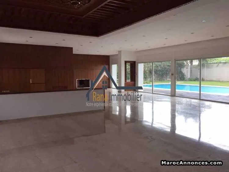 Villa   en location à souissi rabat - الرباط (2)