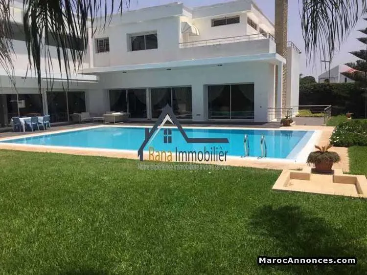 Villa   en location à souissi rabat - الرباط