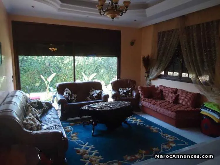 Villa meublé de 400m² a louer à hay riad - الرباط