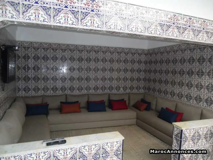 Maison meublée en location à l'oudaya - الرباط