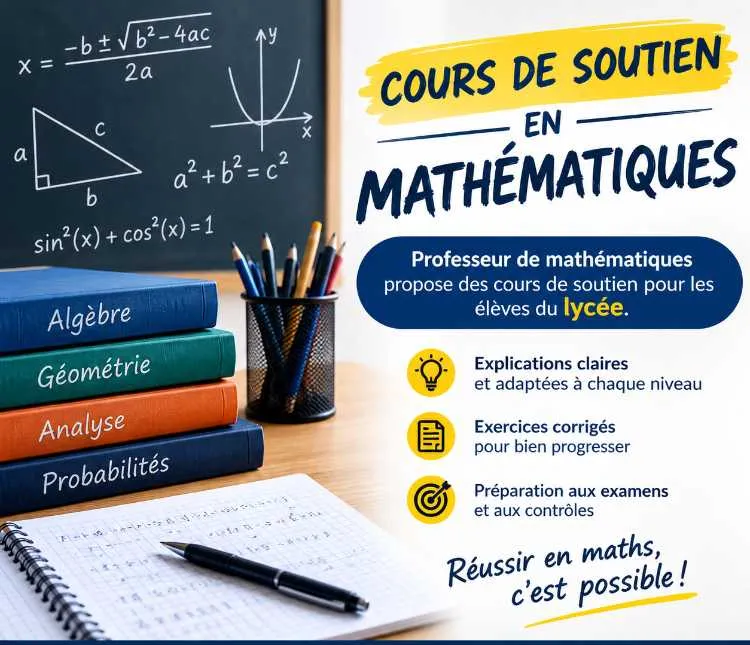 Cours de soutien en mathÉmatiques - الدار البيضاء