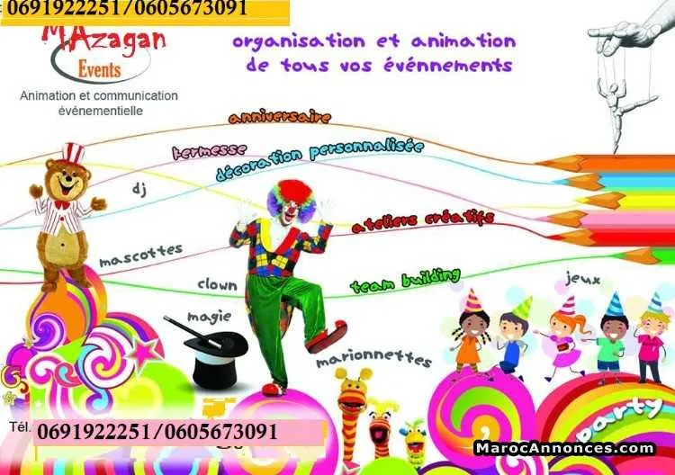 Animation organisation evenmentiéle - الدار البيضاء (2)