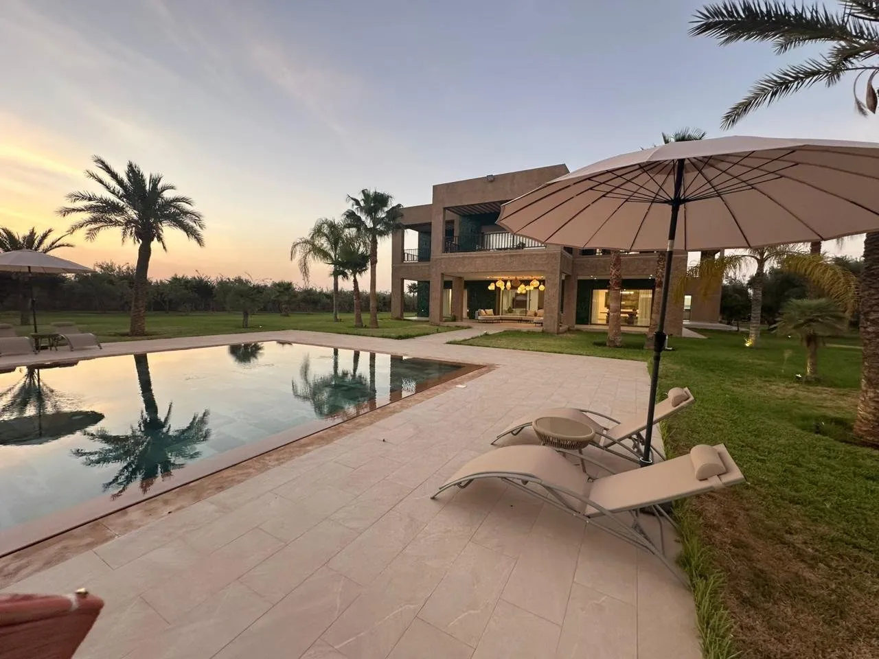 Magnifique villa meublée sur un hectare - مراكش