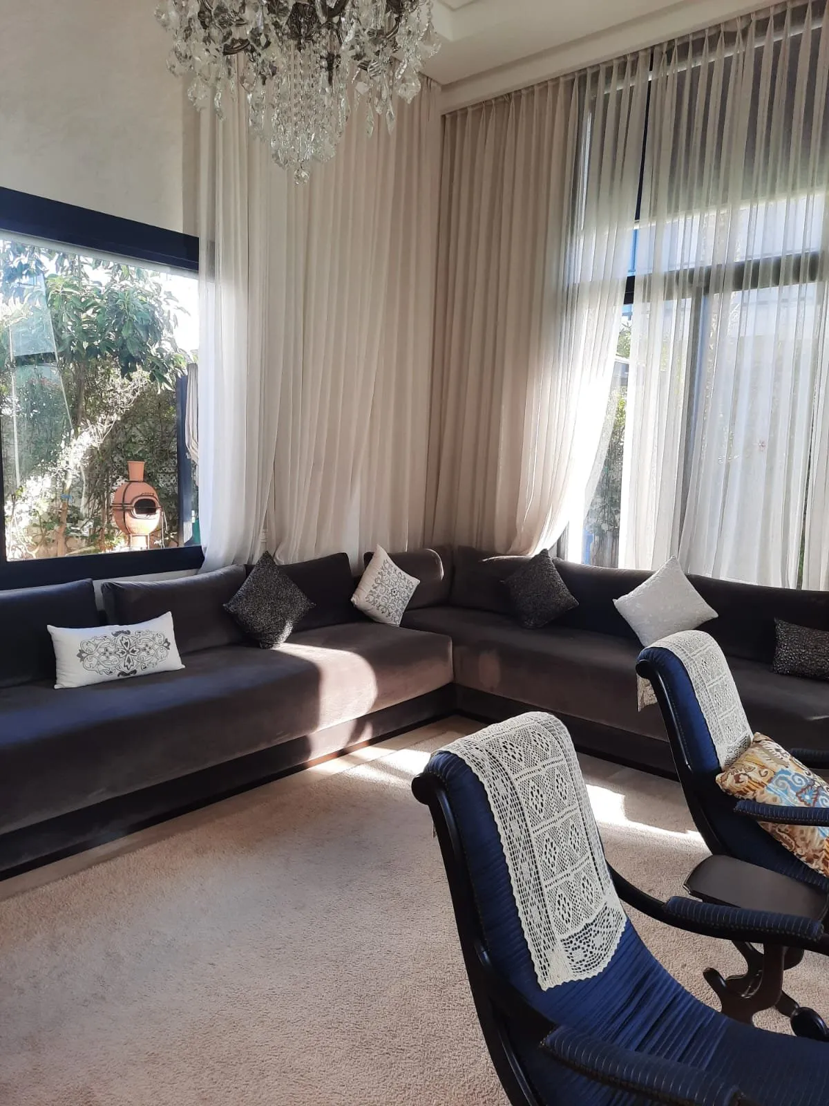 DAR BOUAZZA – VENTE D’UNE VILLA ISOLÉE AVEC PISCINE ET GRAND JARDIN - دار بوعزة (4)