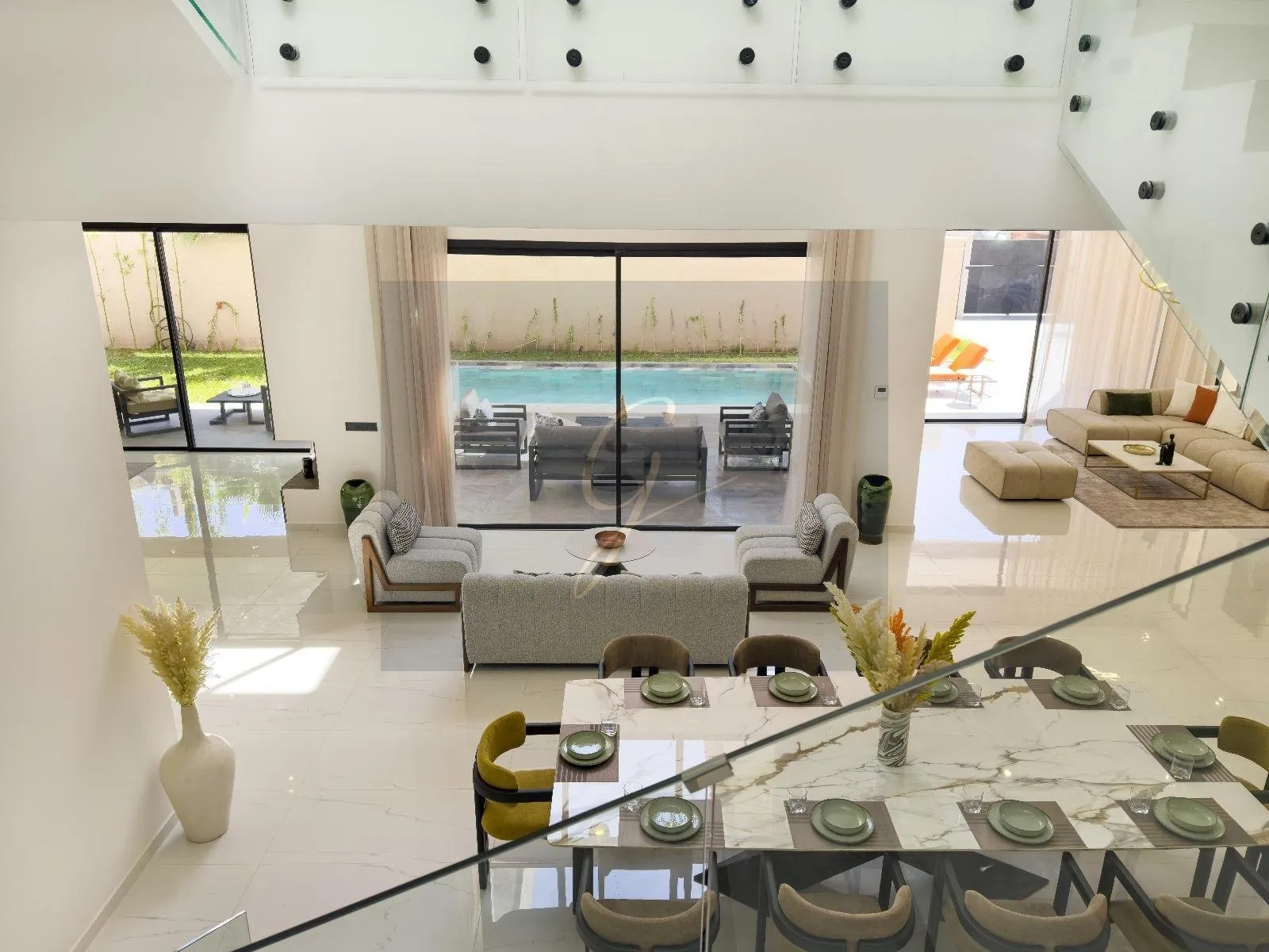 Villa de Prestige Meublée dans un Domaine de Golf - مراكش