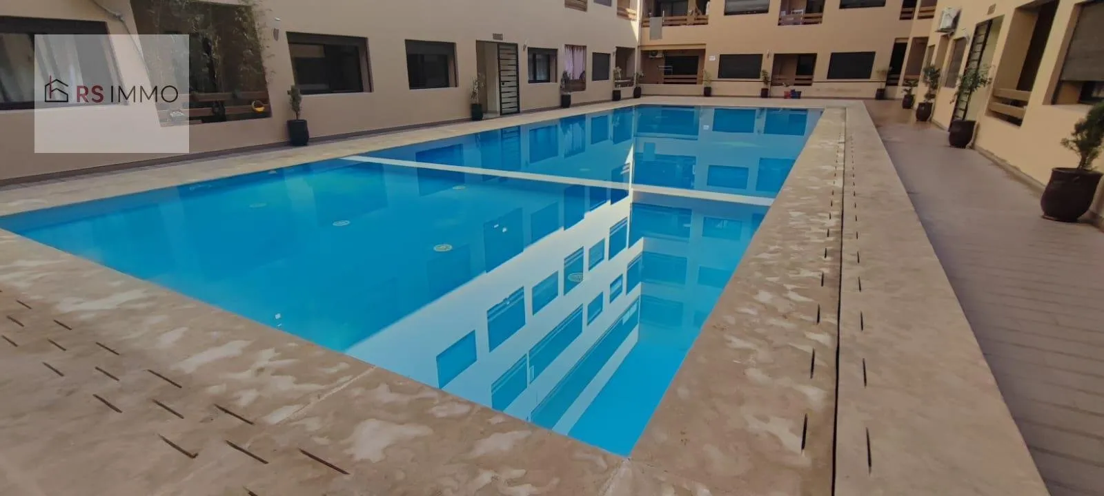 Appartement Marrakech 64 m² en face de la gare - Meublé avec piscine - مراكش (2)