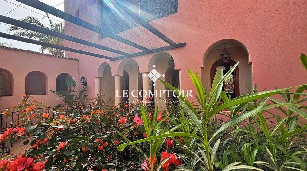 VILLA RIAD COEUR PALMERAIE A VENDRE - مراكش (3)