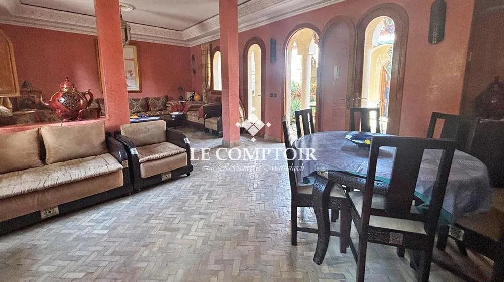 VILLA RIAD COEUR PALMERAIE A VENDRE - مراكش (4)