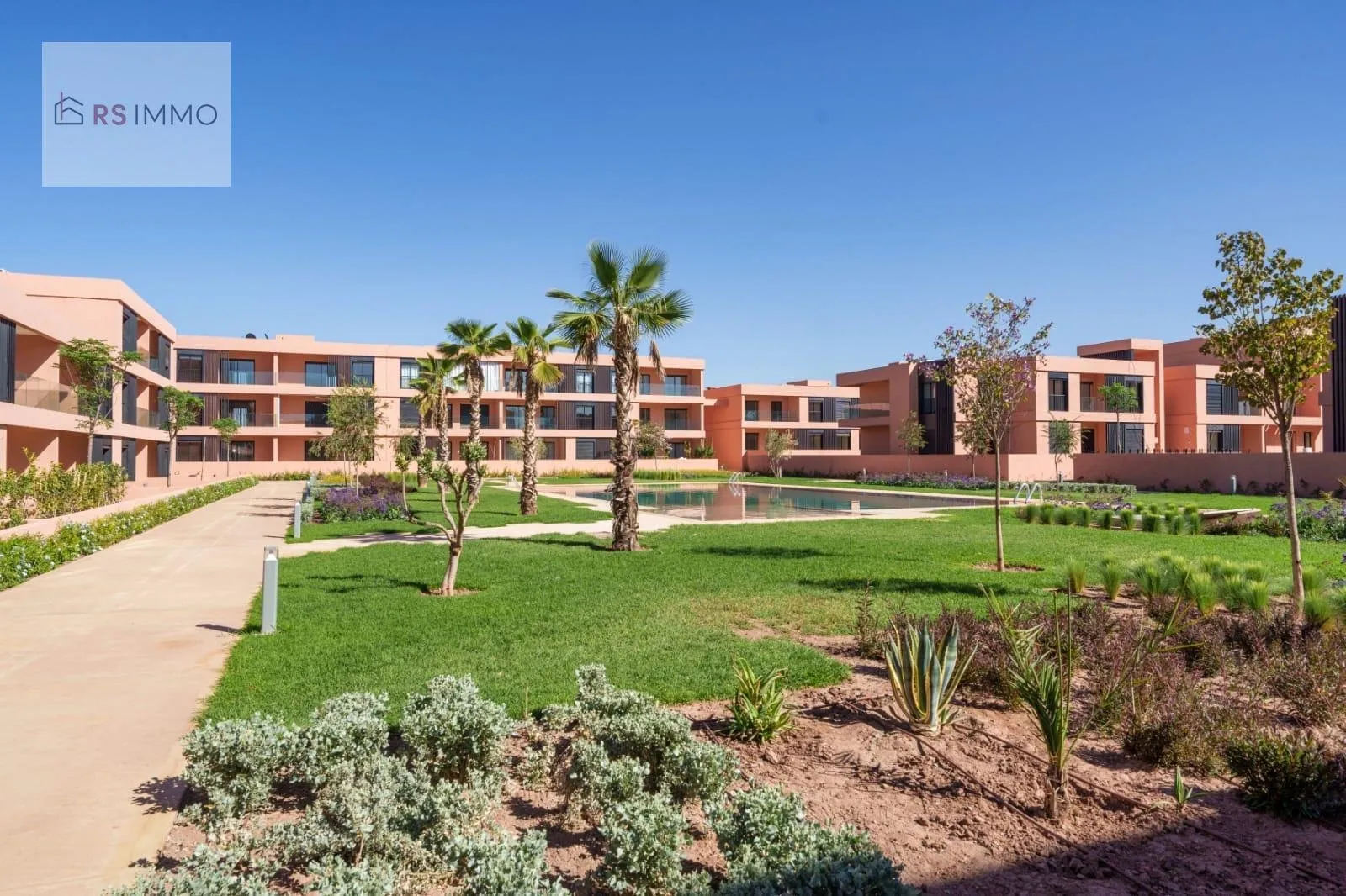 Appartement 2 chambres neuf avec piscine – Noria Marrakech - مراكش