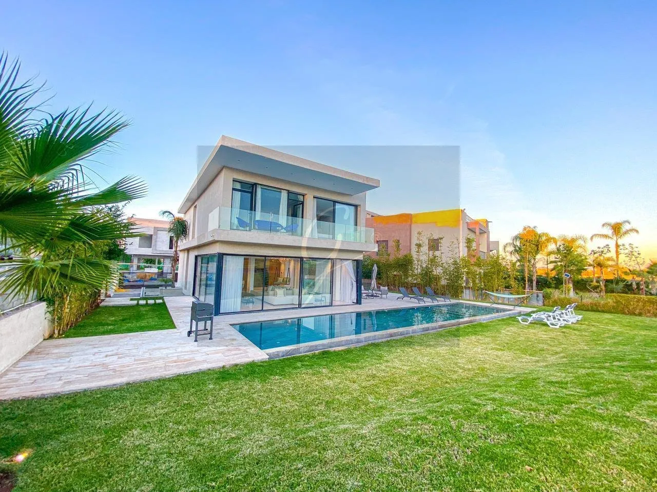 Villa Contemporaine Isolée Front Golf - مراكش