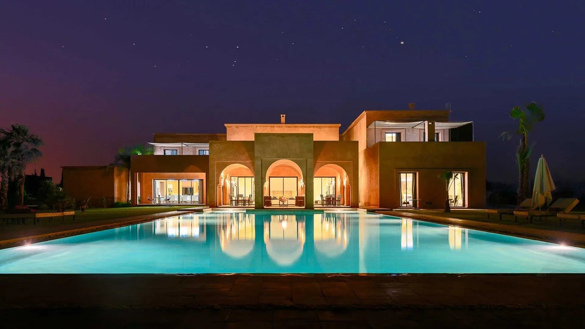 VILLA architecture Arabo-Andalouse - مراكش
