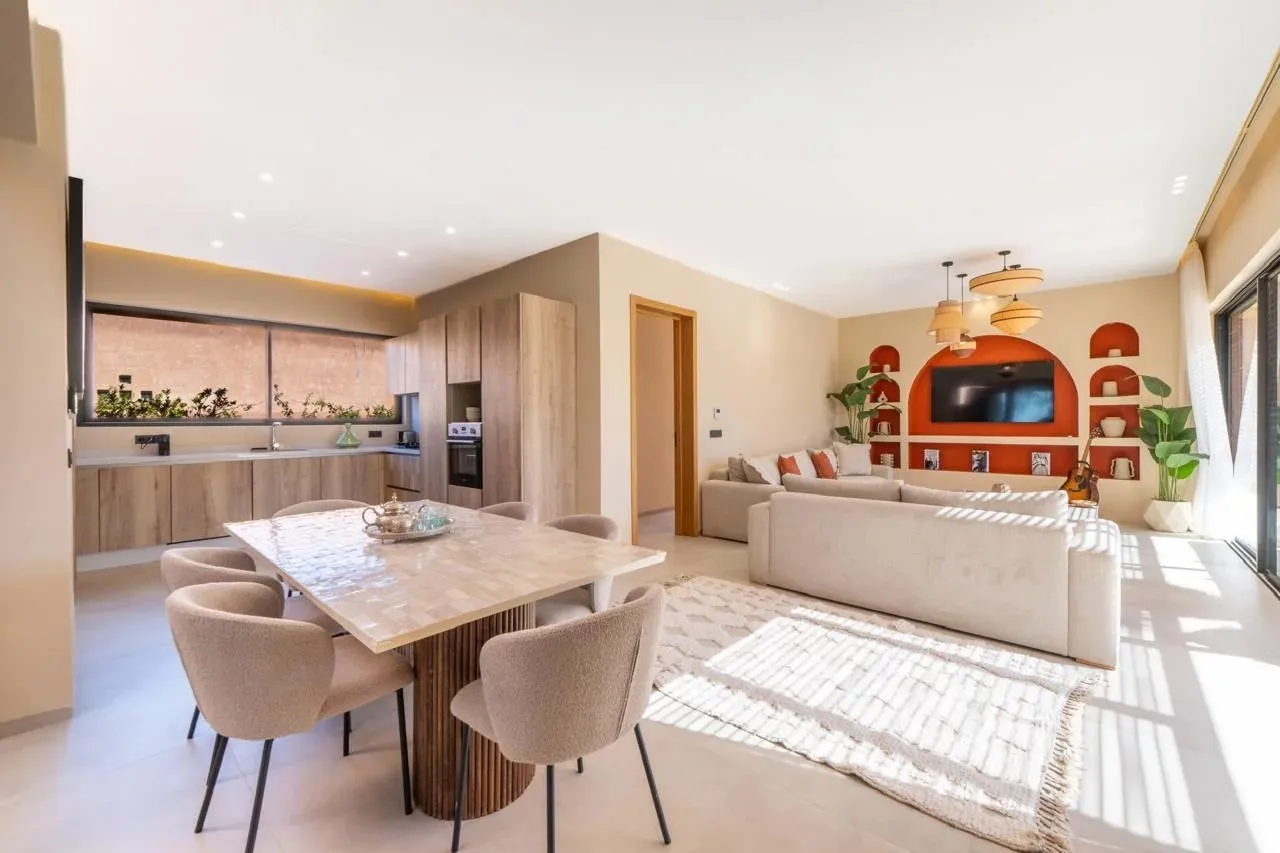 Villa contemporaine avec piscine à Route Amizmiz, Marrakech - مراكش (4)