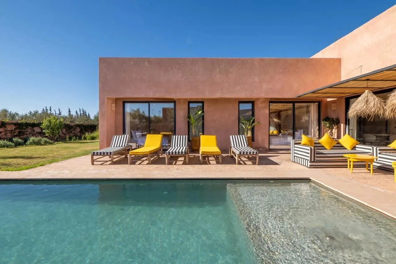 Villa contemporaine avec piscine à Route Amizmiz, Marrakech - مراكش (3)