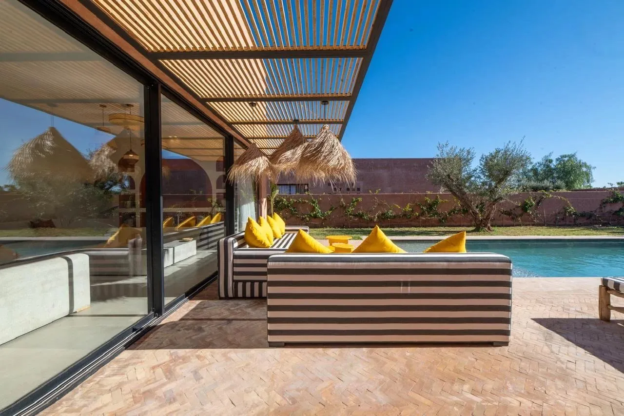 Villa contemporaine avec piscine à Route Amizmiz, Marrakech - مراكش (2)