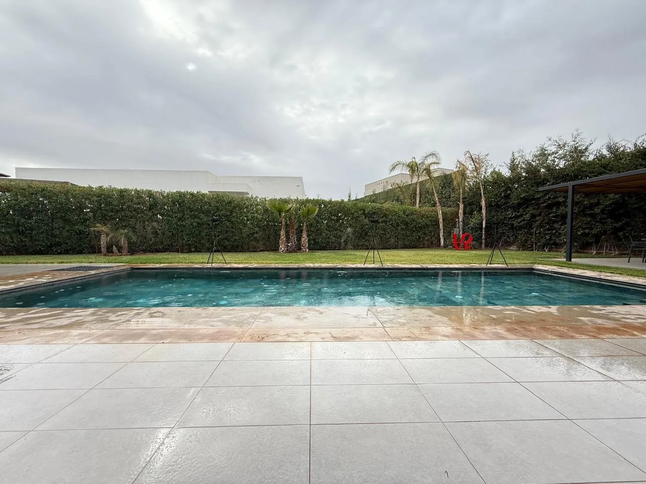 Villa de plain-pied contemporaine— Route d'Amezmiz, Marrakech - مراكش