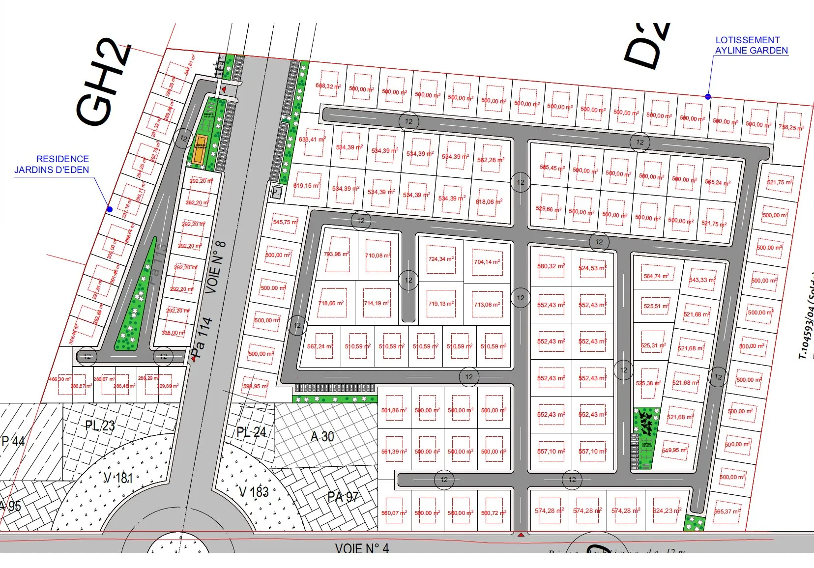 Terrain titré 567 m² – Résidence Aylin Garden - مراكش (4)