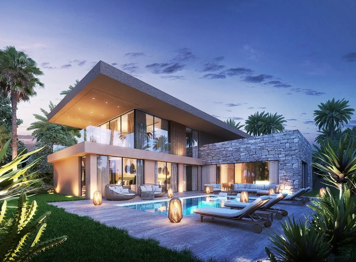 Villa contemporaine avec vue Atlas – Marrakech - مراكش (2)