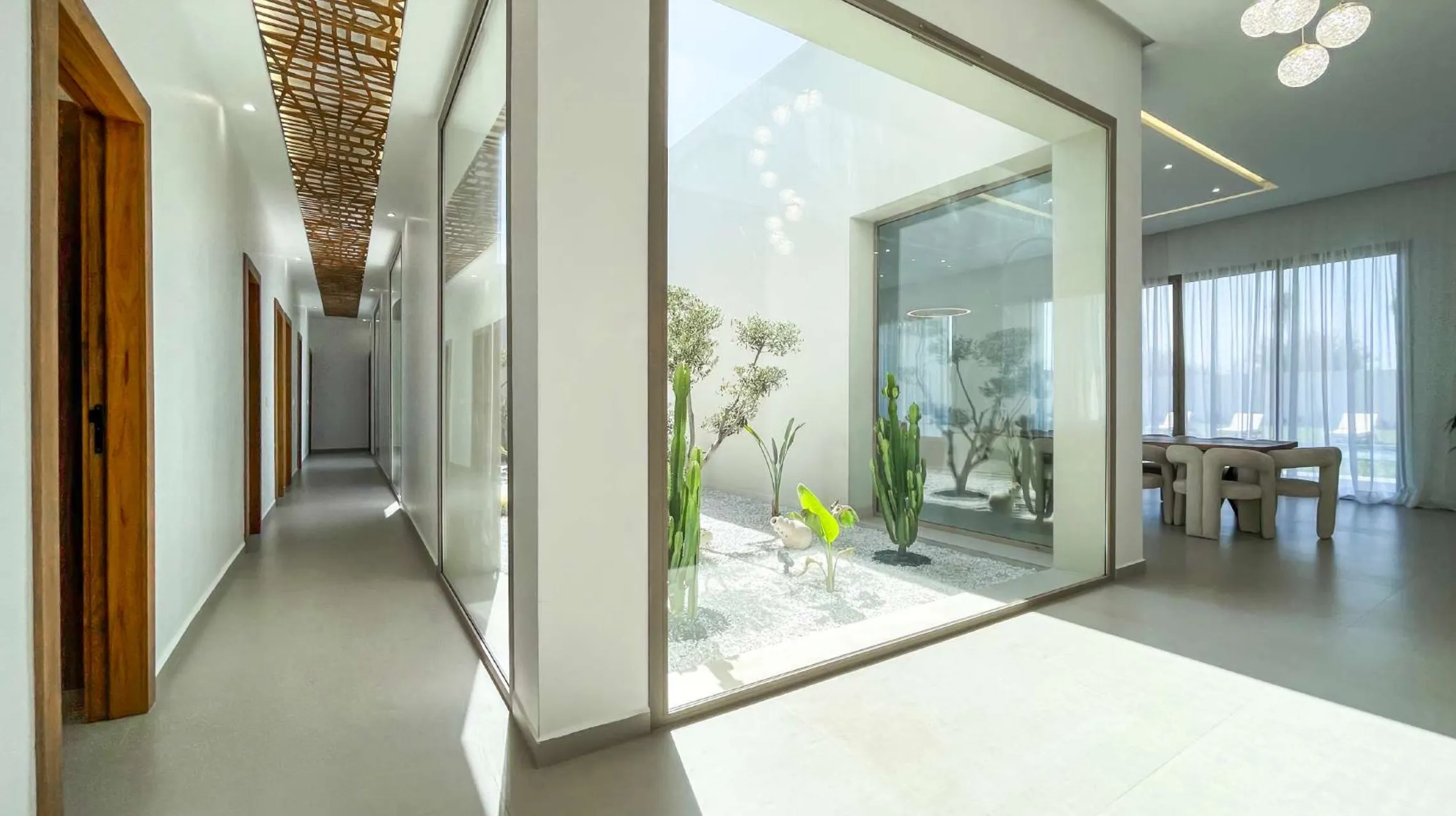 Villa moderne neuve avec vue Atlas - Marrakech - مراكش (3)