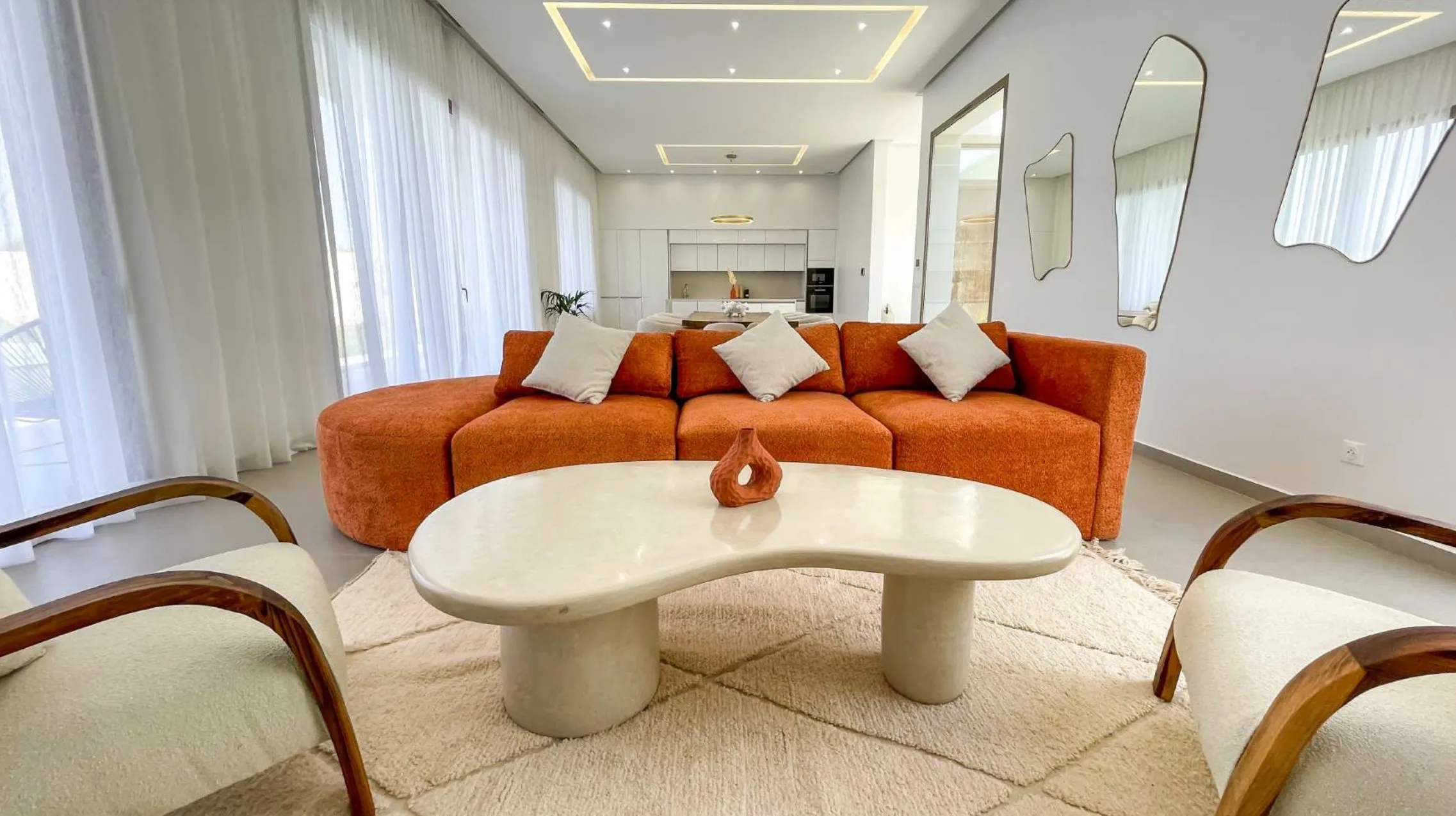 Villa moderne neuve avec vue Atlas - Marrakech - مراكش (4)