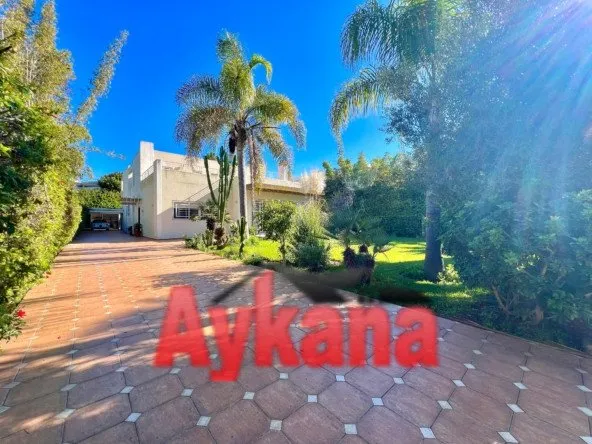 VENTE VILLA À RABAT SOUISSI - الرباط