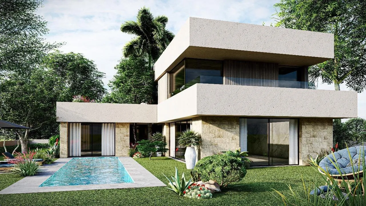 Villa moderne neuve avec vue Atlas - Marrakech - مراكش (3)