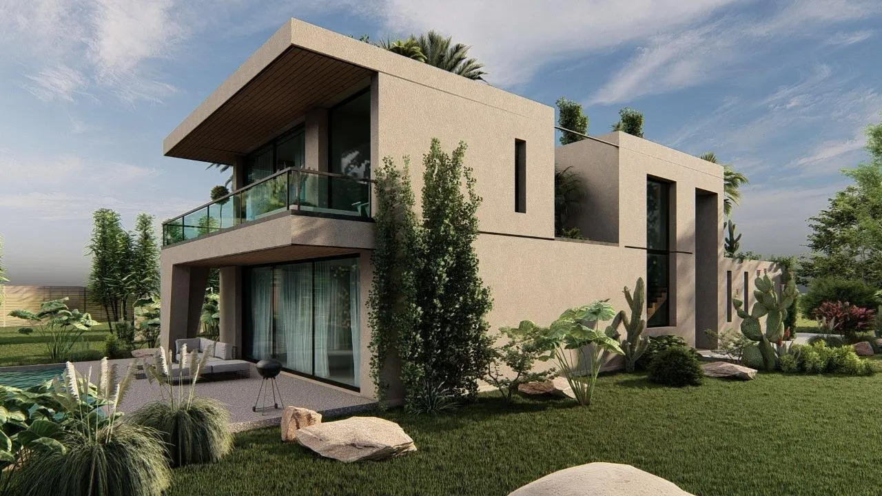 Villa contemporaine avec vue Atlas - Marrakech - مراكش (2)