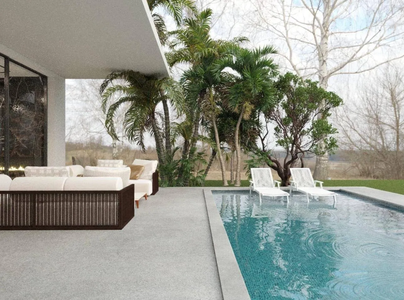 Villa contemporaine avec vue Atlas - Marrakech - مراكش (4)