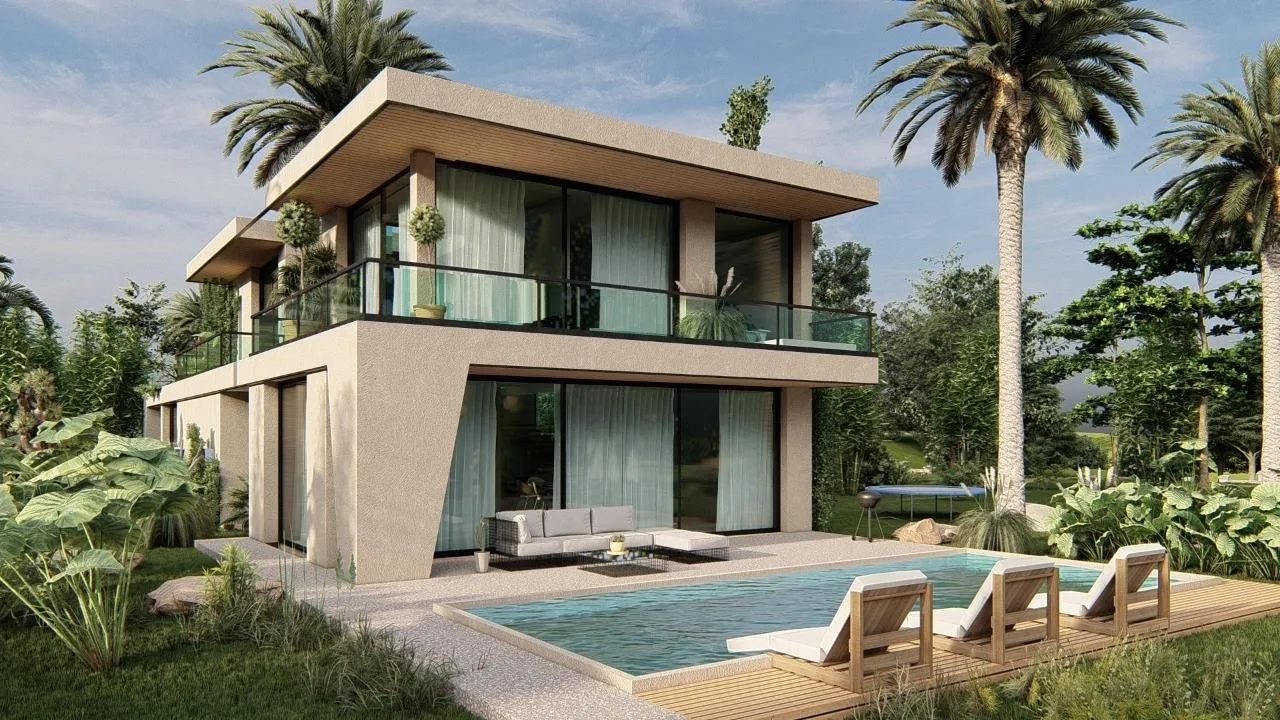 Villa contemporaine avec vue Atlas - Marrakech - مراكش