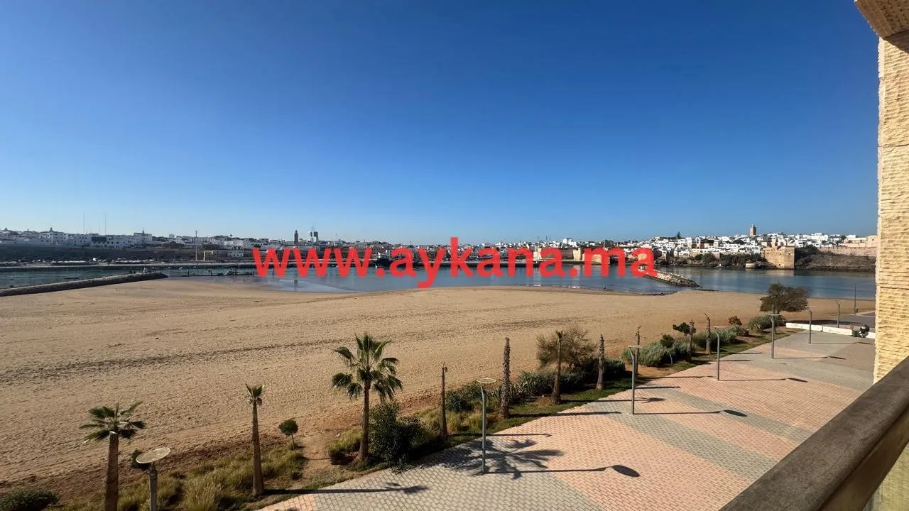 Appartement à vendre meublé haut standing de 220 m² à Salé La Marina - سلا