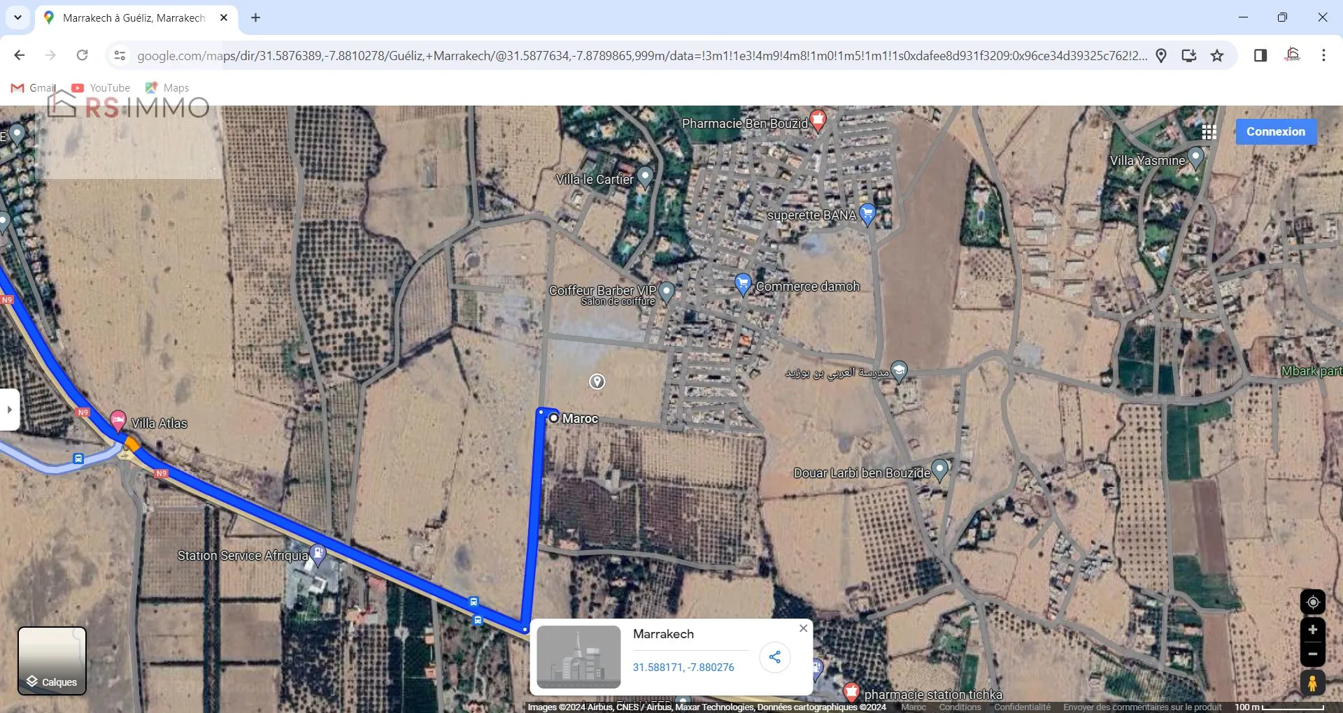 A vendre Terrain 2,5 Hectare SD1 Rte de Ourzazate - مراكش (4)