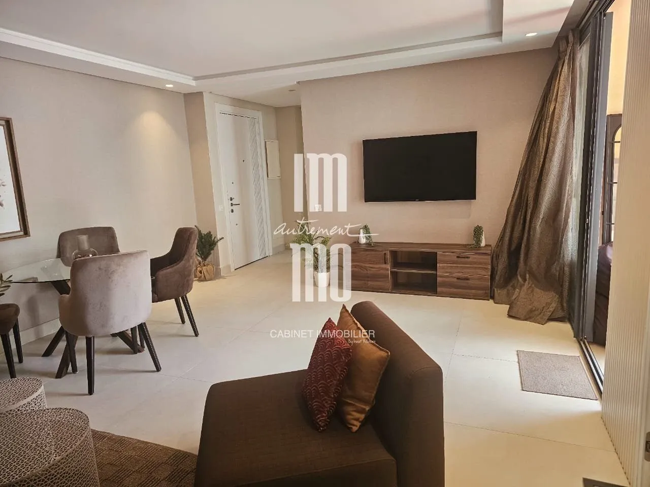 Appartement cosy meublé à Rce fermée à louer LD - الدار البيضاء