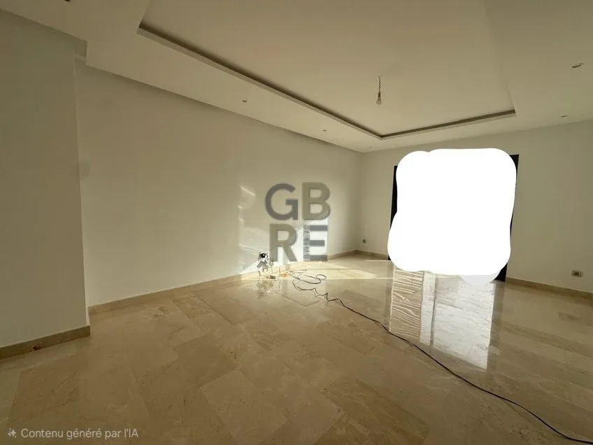 Bel appartement vide en location dans une résidence avec piscine à Prestigia - الرباط (3)