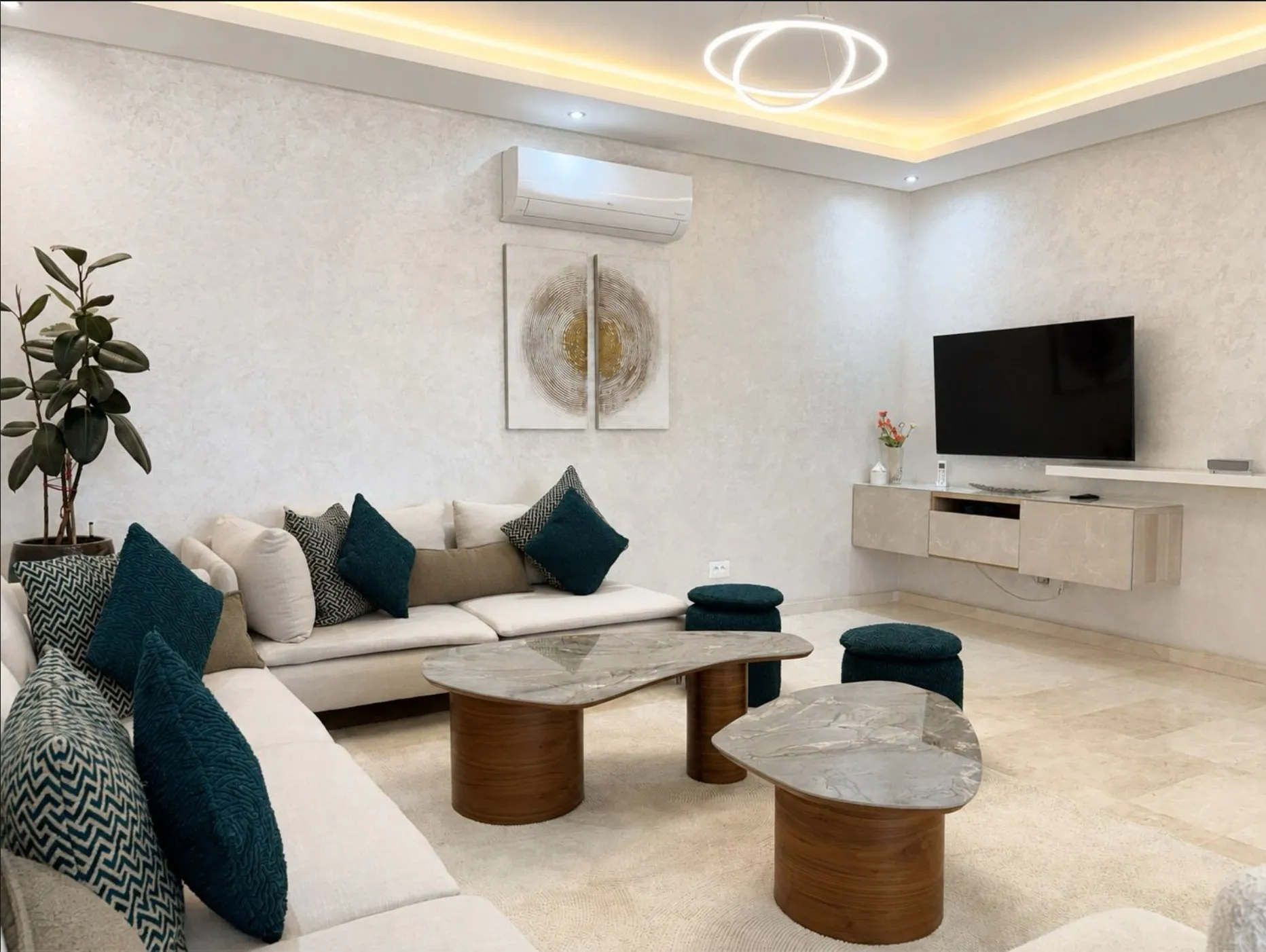 Villa meublée avec piscine privée – Dar Bouazza - دار بوعزة (2)