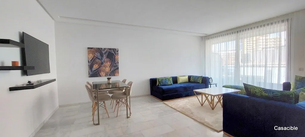 Casa Finance City: Location appartement meublé 2 chambres, terrasse. - الدار البيضاء (2)