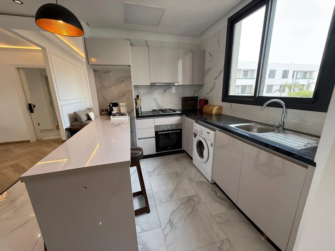 Ain Diab Extension – Location Superbe appartement meublé 2 CH - الدار البيضاء (2)