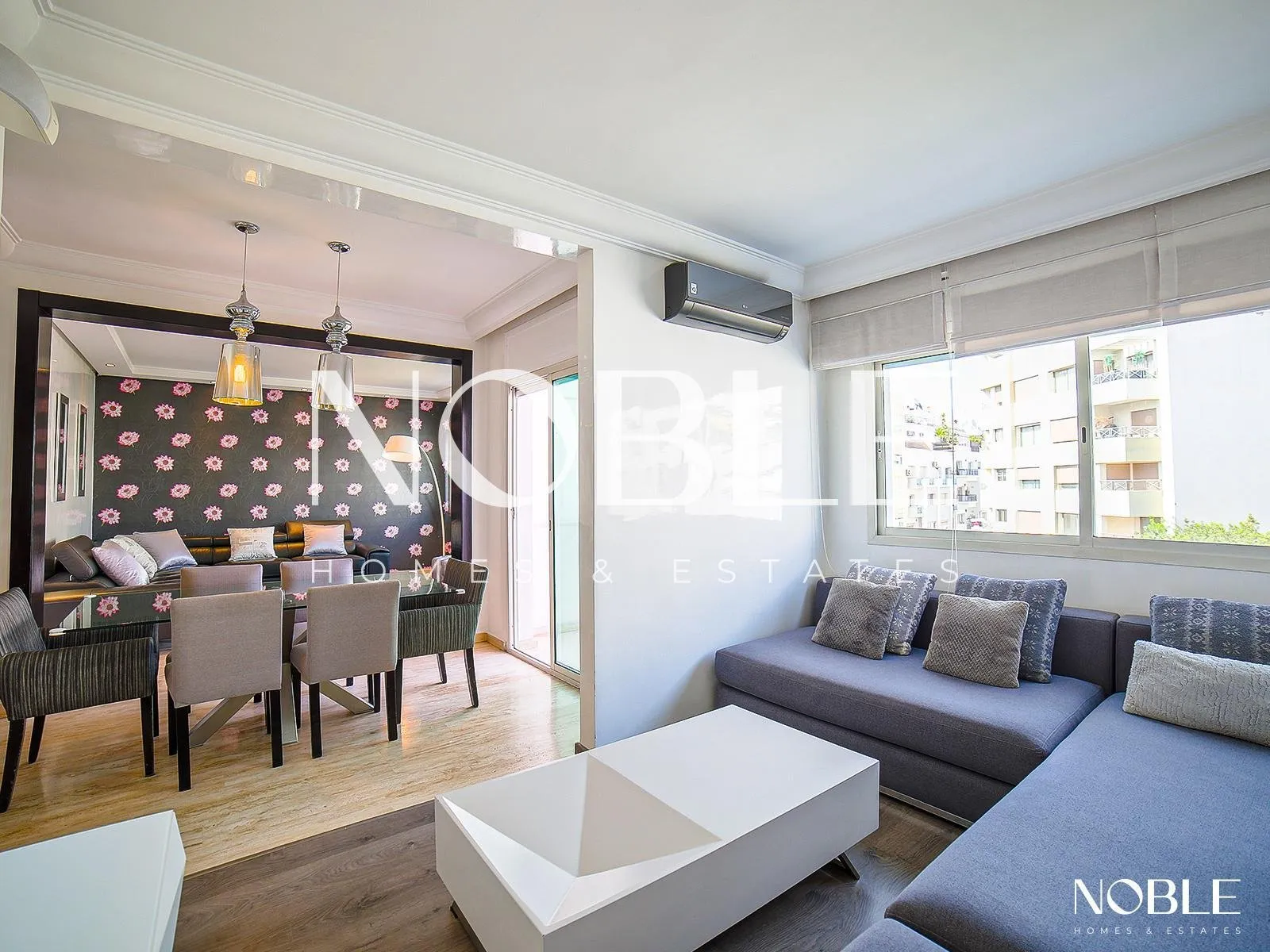 Superbe Appartement Meublé – Racine – Vue Dégagée Sur Jardin - الدار البيضاء