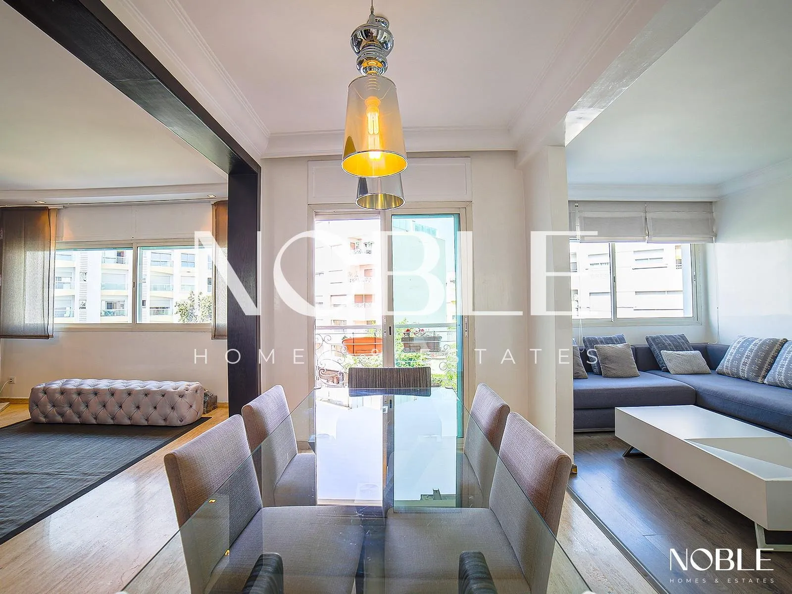Superbe Appartement Meublé – Racine – Vue Dégagée Sur Jardin - الدار البيضاء (2)