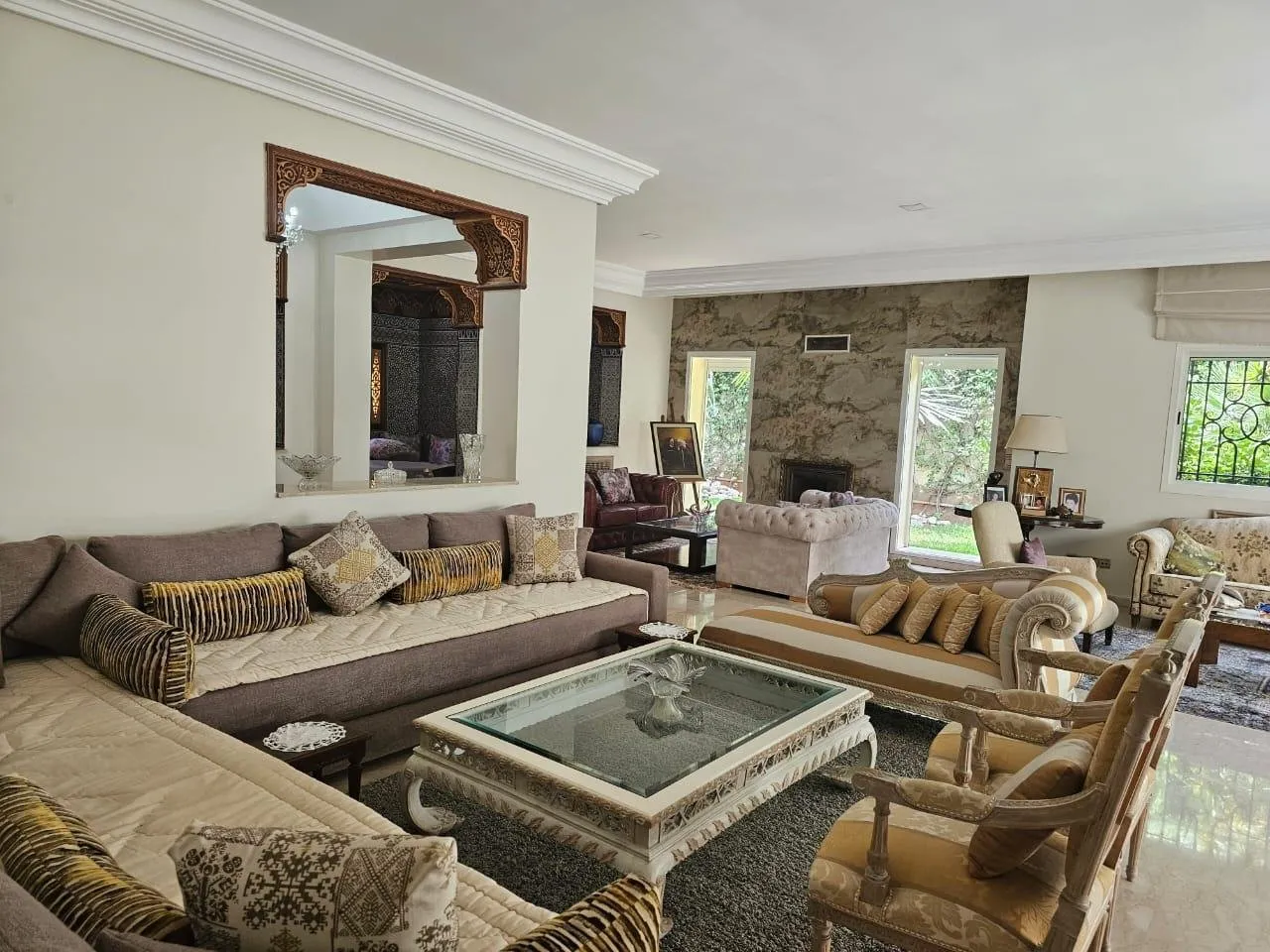 Villa provenÃ§ale piscine beau jardin vendre Californie - الدار البيضاء (4)